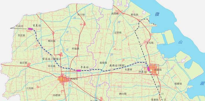 丰沛铁路建设项目涉及丰县和沛县土地利用总体规划修改及其实施影响